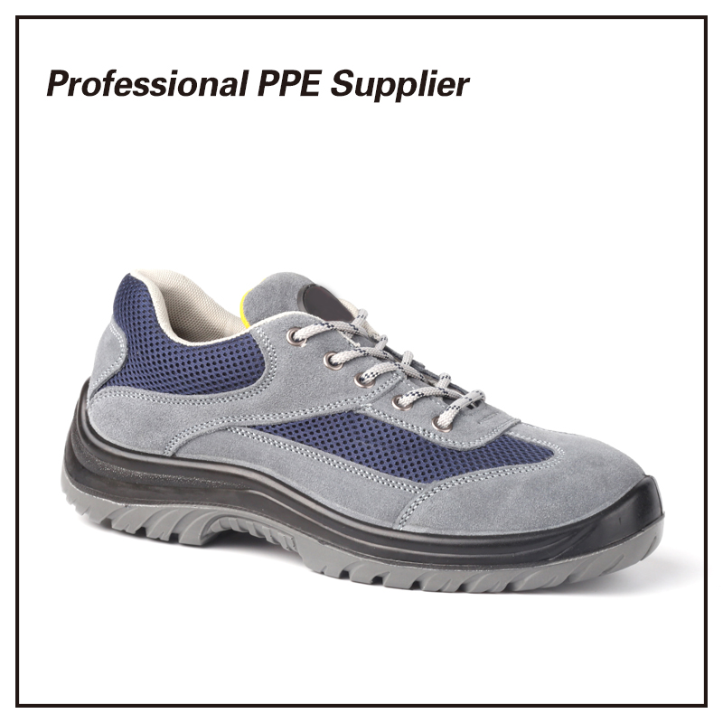 High Quality PU Injection Lightweight Work Time Safety Shoes