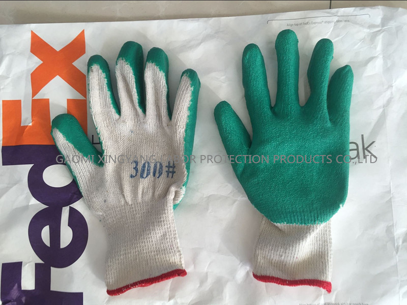 10g T/C Shell Latex Palm Coated Safety Gloves