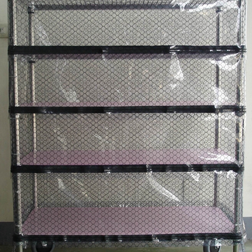 Grid Transparent Anti-Static PVC Strips Curtain