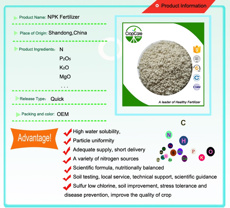 High Quality NPK Fertilizer 16-16-16