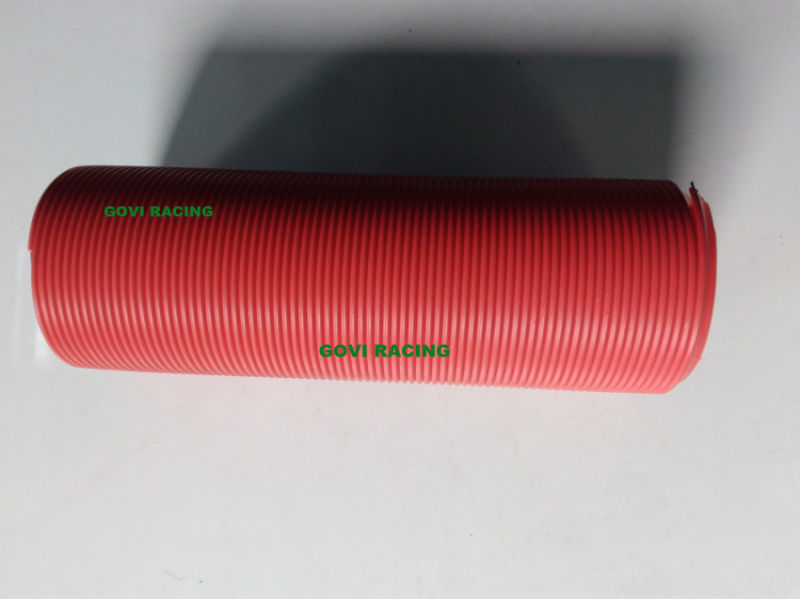 Red 3in Flexible Pipe Universal for Auto Air Intake Pipe Filter