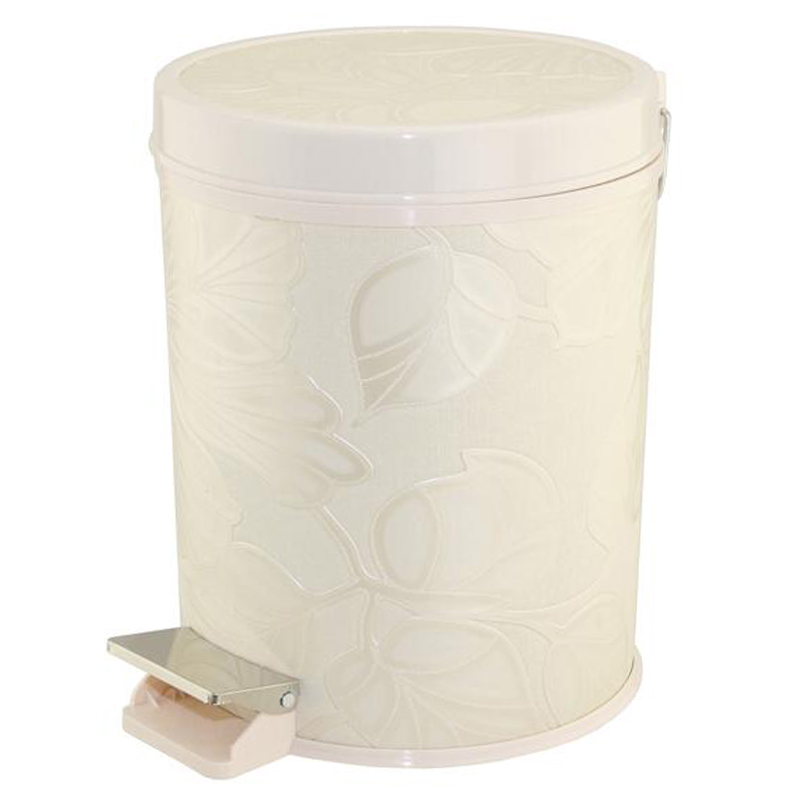 Fashion Design Plastic and Leatherette Dustbin