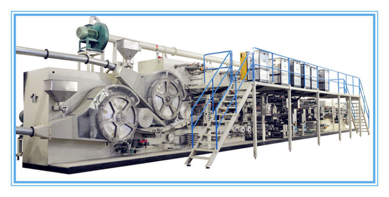 Full Automatic Semi Servo Adult Diaper Machine Manufacturer with CE Certification