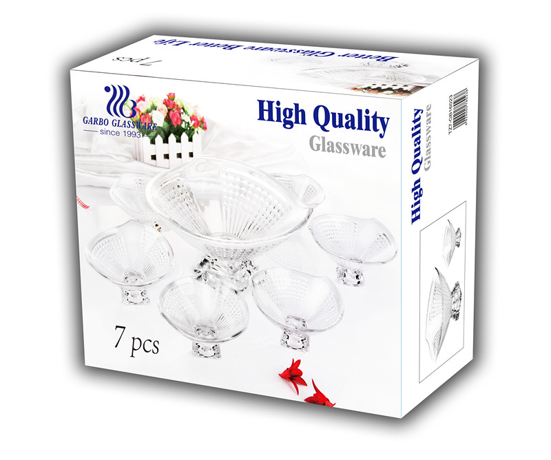 7PCS Glass Bowl Set, Glass Bowl Set, Glassware Set Tz7-GB16029