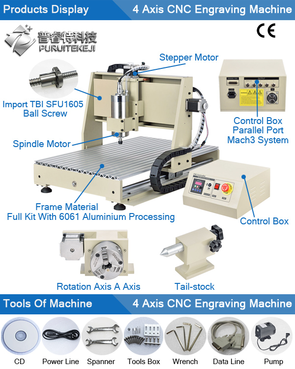 CNC Router Machine Rotary CNC Engraving Machine (CNC6040GZ)