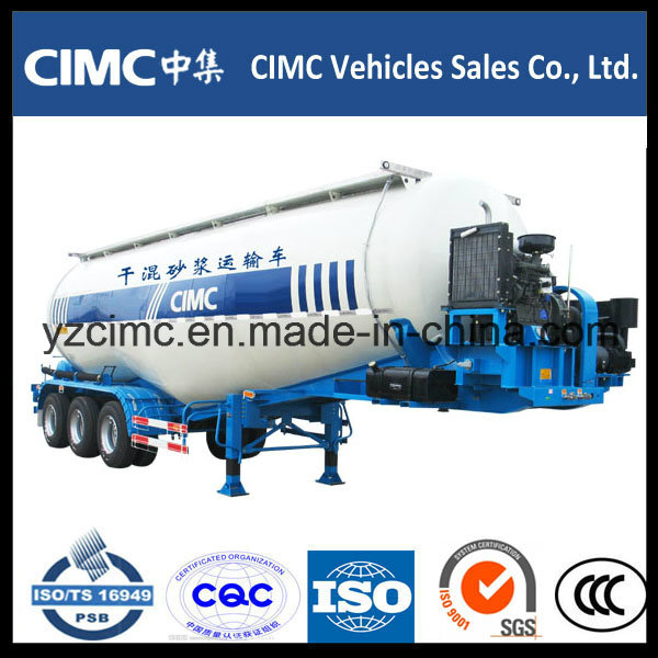 Cimc Tri-Axle Cement Bulker Trailer / Bulk Cement Trailer/ Cement Tanker