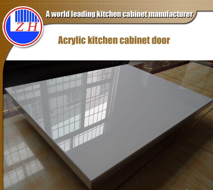 Factory Direct High Gloss Scratch Resistant Acrylic Kitchen Cabinet Sliding Door (ZHUV)