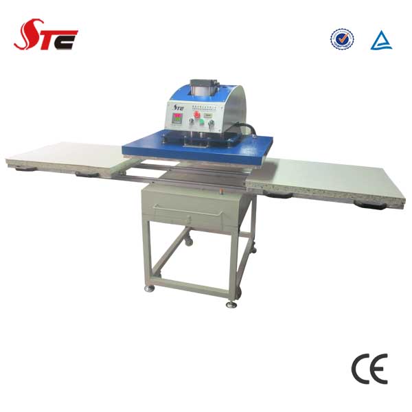 Stc Heat Press Machine CE Certificate Automatic Pneumatic Double Stations T-Shirt Sublimation Machine