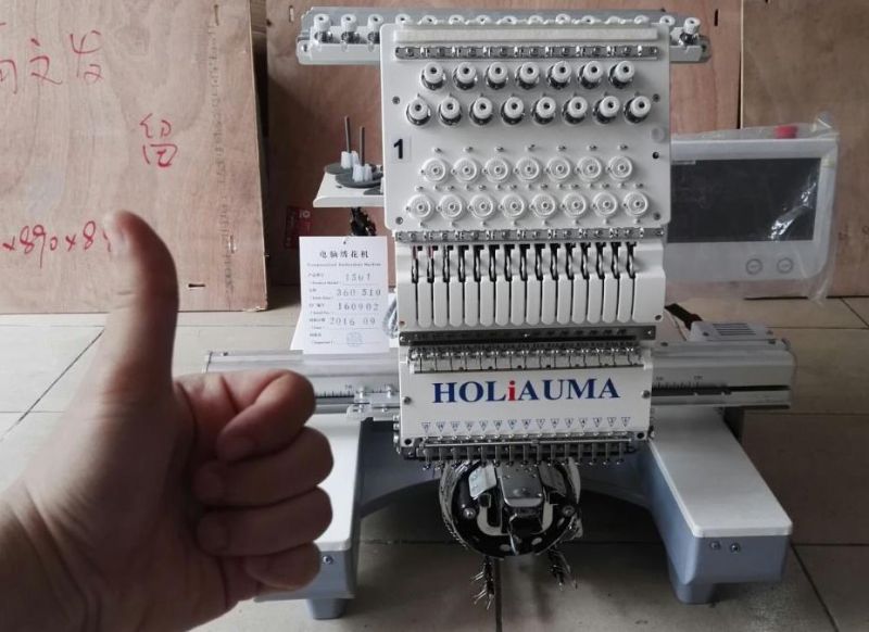 Holiauma New Single Head Embroidery Machine Prices with 15 Colors