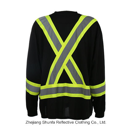 Manufacture Midium Long Reflective Safety T-Shirt