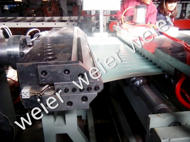 PVC/Pet/PC Wave Plate Corrugated Roof Plastic Extruder Production Line