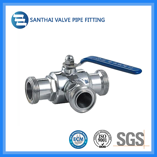 Sanitary High Purity Encapsulated Seal Stainless Steel Ball Valve