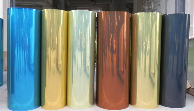 Color Anodized Aluminium Mirror Sheets (black, gold, brown, etc)