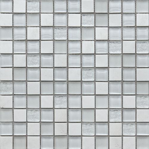 Wholesale Single Color Mixing Crystal Glass Mosaic for Bathroom