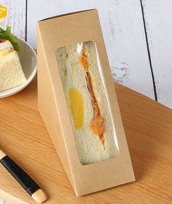 China Custom Kraft Paper Food Packaging Box/Lunch Box/Sandwich Box