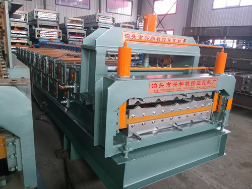 Double Layer Metal Sheet Roll Forming Machine