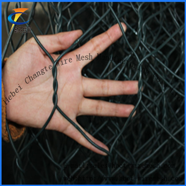 PVC Coated Galvanized Rock Basket Gabion Mesh