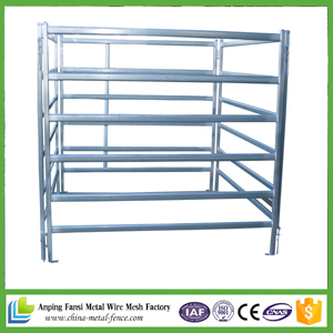 Portable Yard Panel 6 Oval Rail - Cattle Yards Horse Panels