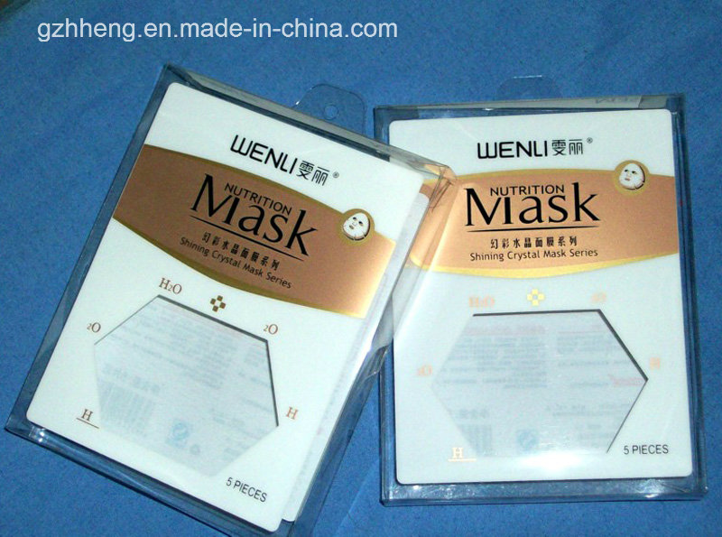 Custom Plastic PP/PVC/PET packaging box for mask (cosmetics gift box)