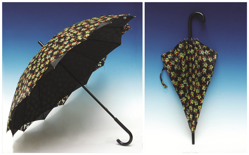 Manual Open Double Layers Straight Umbrella (SK-004)