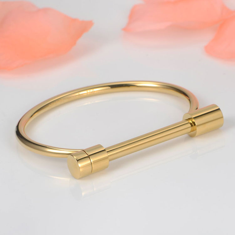 High-End Stainless Steel Jewelry Bracelet, Open Bangles