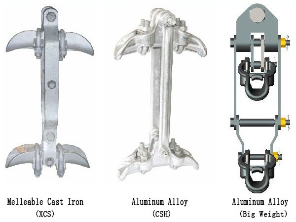 Csh & Xcs Type Twin Conductor Aluminum Alloy Suspension Clamp