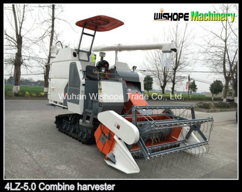 Wishope Super Power Combine Harvester with 360° Unloading Auger