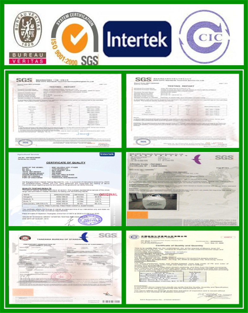 Urea Prilled with SGS Quality Certificate