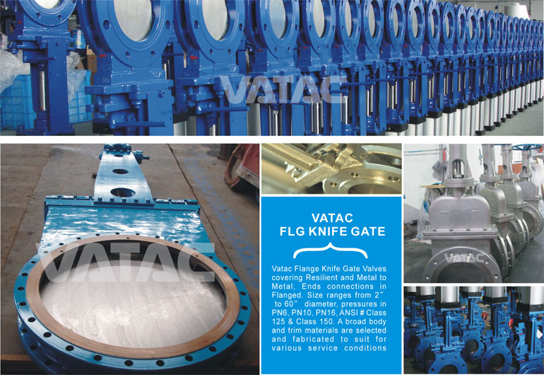 High Performance Cast Steel RF Flanged Knife Gate Valve