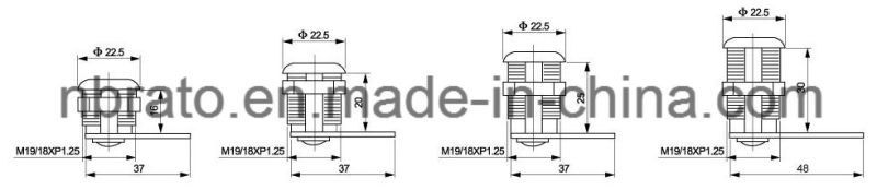 16/20/25/30mm Furniture Hook Cam Lock