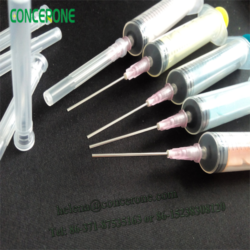 Colored Syringe for Industral Use, Disposable Syringe with Blunt Needle
