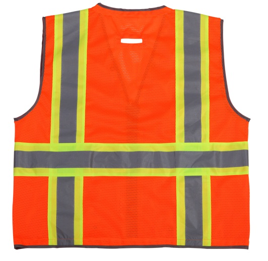 High Visibility Reflective Safety Vest with Warning Band (DFV1087)