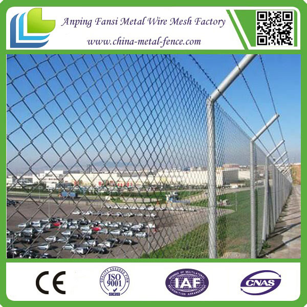 Hot Sale Galvanized Chain Link Fence for Factory