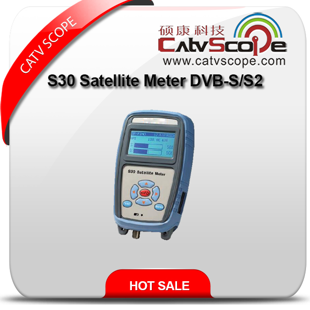 S30 Satellite Meter DVB-S/S2 / Battery Powered Handheld Satellite Meter