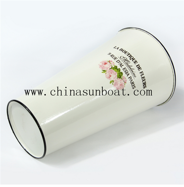 Enamel Decoration Simple Flower Vase