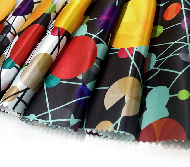 New Design Printed Satin Poplin Fabric for Garment, Home Textiles