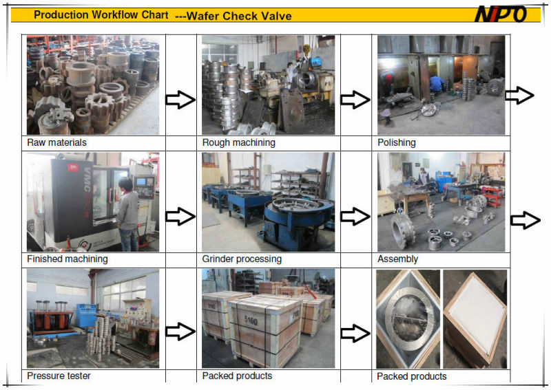 Wafer Type Swing Type Double Disc Check Valve