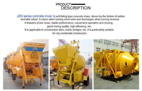 Good Quality CE Certificate Jzm750 Mixer Concrete Machine 0.75m3