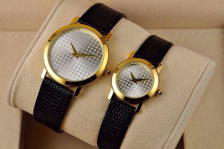 Leather Strap Fashion Bussiness Thin Couple Watch