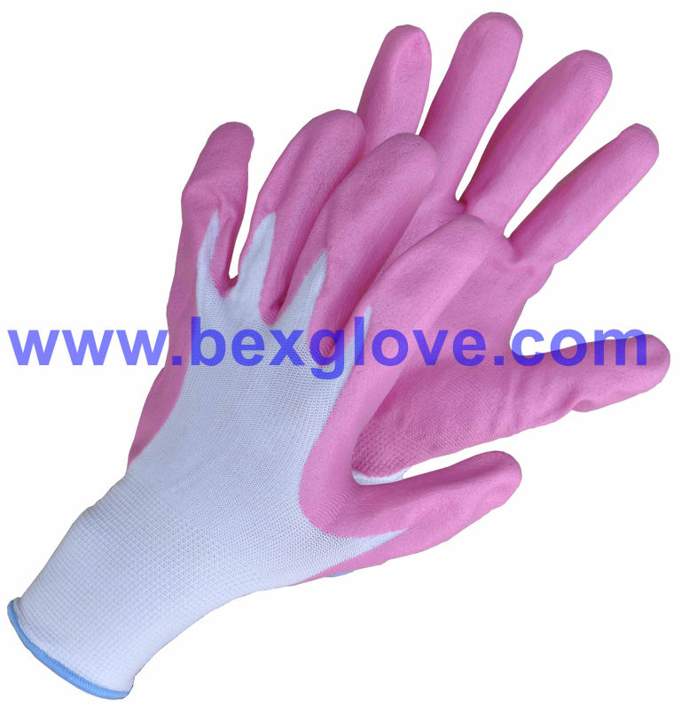 Nitrile Garden Glove, Foam Finish