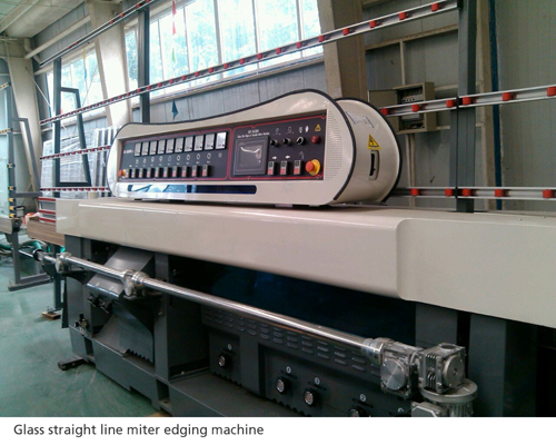 Synchronous Belt Transmission Glass Miter Eedging Machine