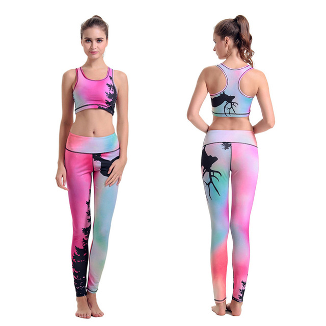 Custom Fashion Sublimation Printed 3XL Yoga Leggings for Women