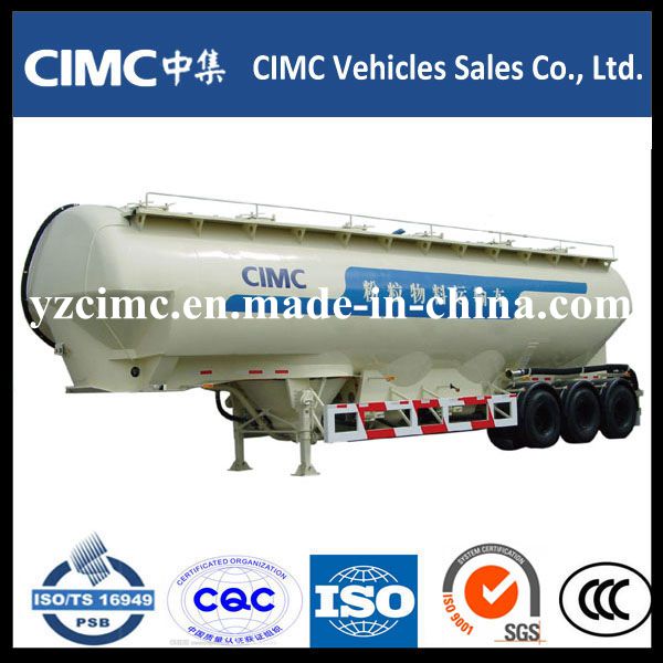 Cimc 42cbm Cement Tanker Semi Trailer for Algeria