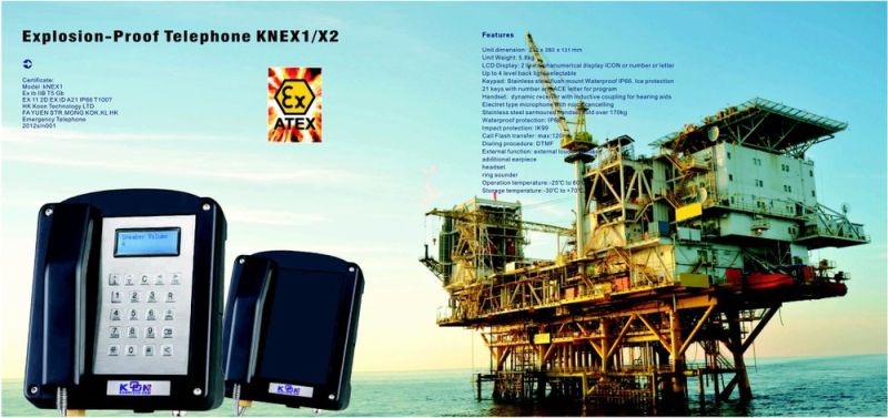 Ex 200 Military Atex Phone Explosion Proof Telephone