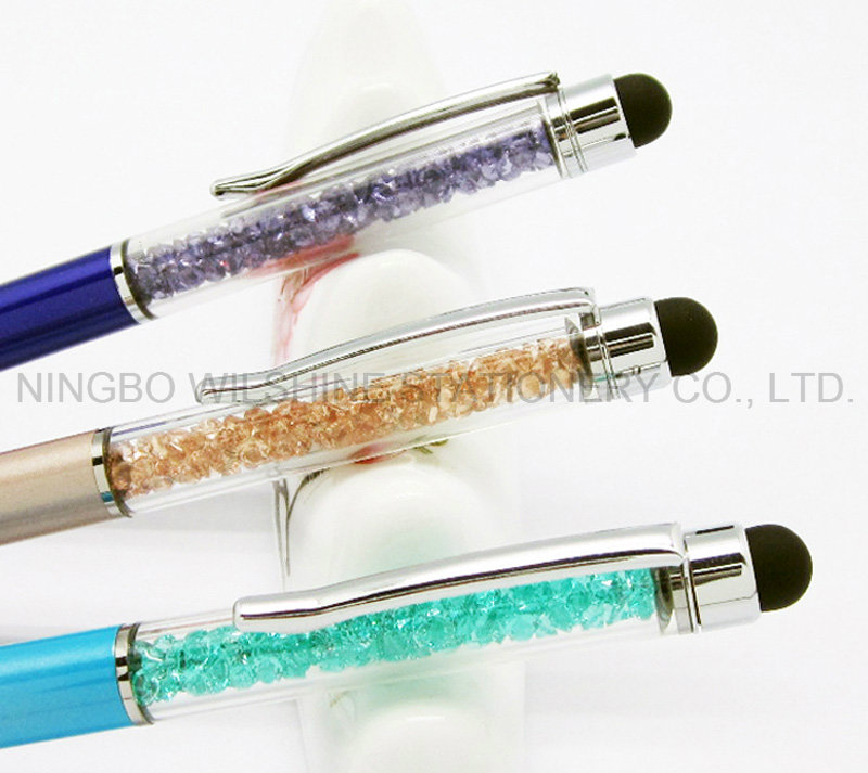 The Most Popular Crystal Diamond Stylus Pen for Gift (IP015)