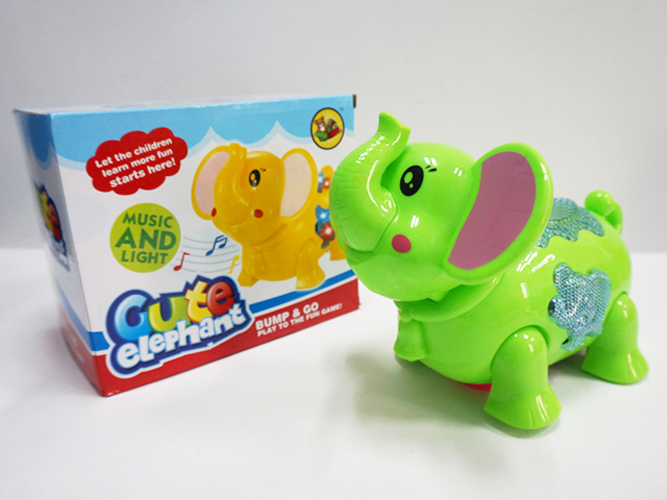 Electric Toy Elephant Plastic Battery Operated Toy (H7944004)