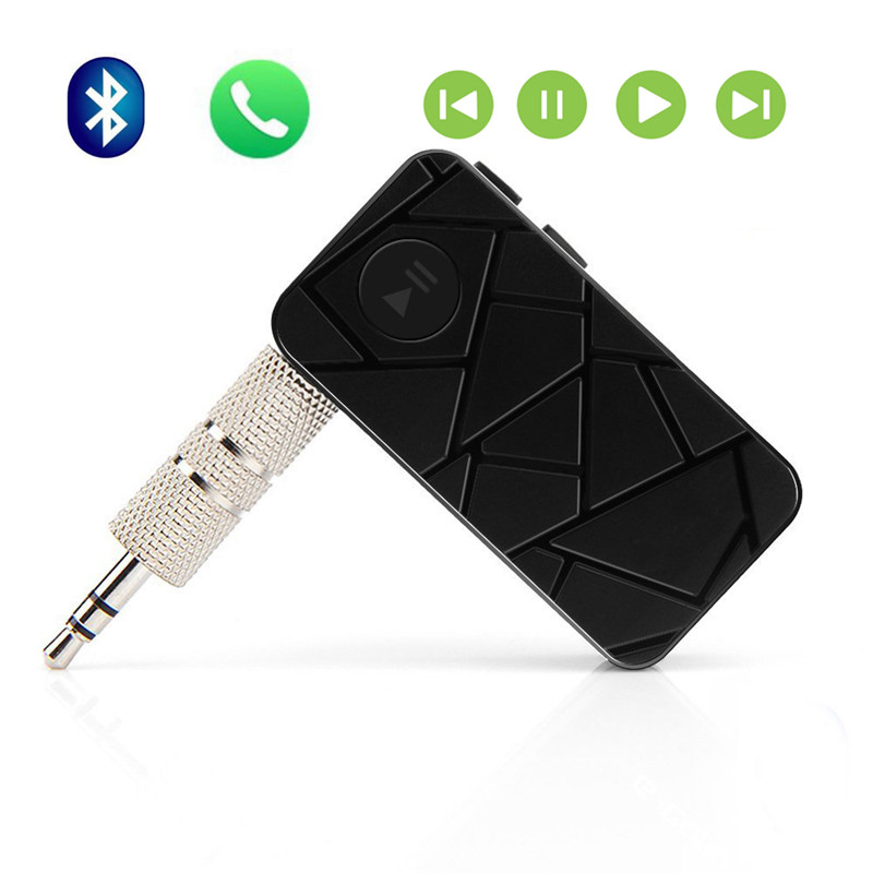Clear Talking Voice Bluetooth Audio Hands-Free Adapter for Car