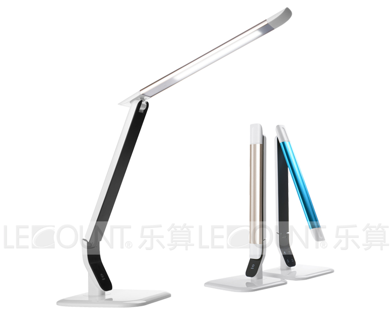 Detachable Ultrathin Aluminum Adjustable LED Table Lamp with 3-C Light Modes (LTB018)