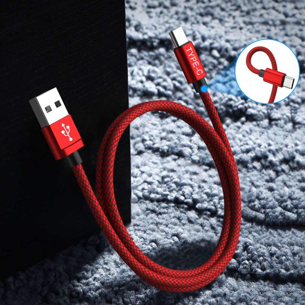 Colorful Fast Charging Charger for Mobile Phone Sync Data USB Cable