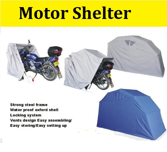 Bicycle Shelter, Pop-up Motorcycle Shelter/Motorcycle Dome